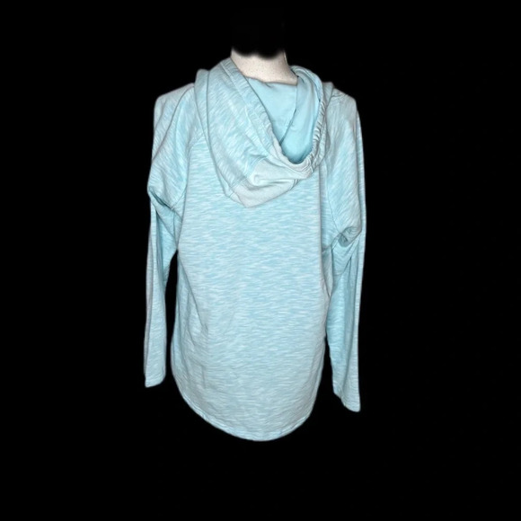 Calvin Klein sweatshirt with hood size large. Very soft sweatshirt. Excellent. - Picture 7 of 9